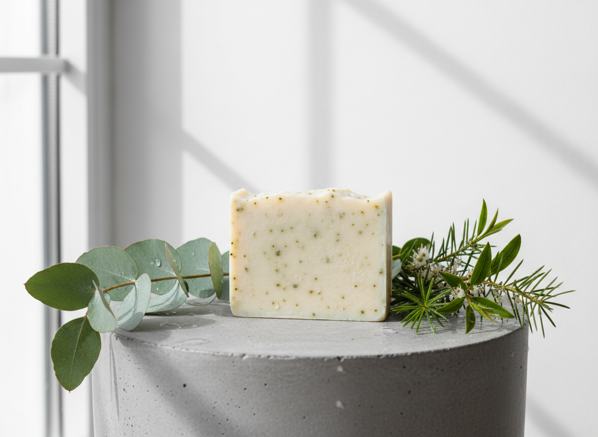 Organic Artisan Soap Bar - Eucalyptus & Tea Tree
