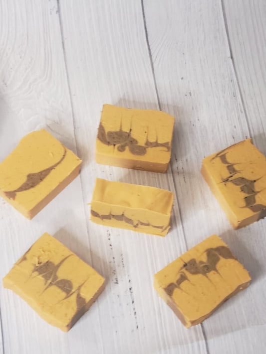 Pumpkin-Woodsy Vegan Soap - Handmade Natural Bar