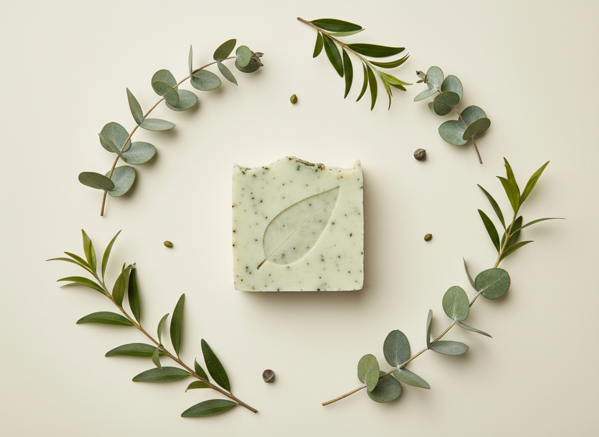 Organic Artisan Soap Bar - Eucalyptus & Tea Tree