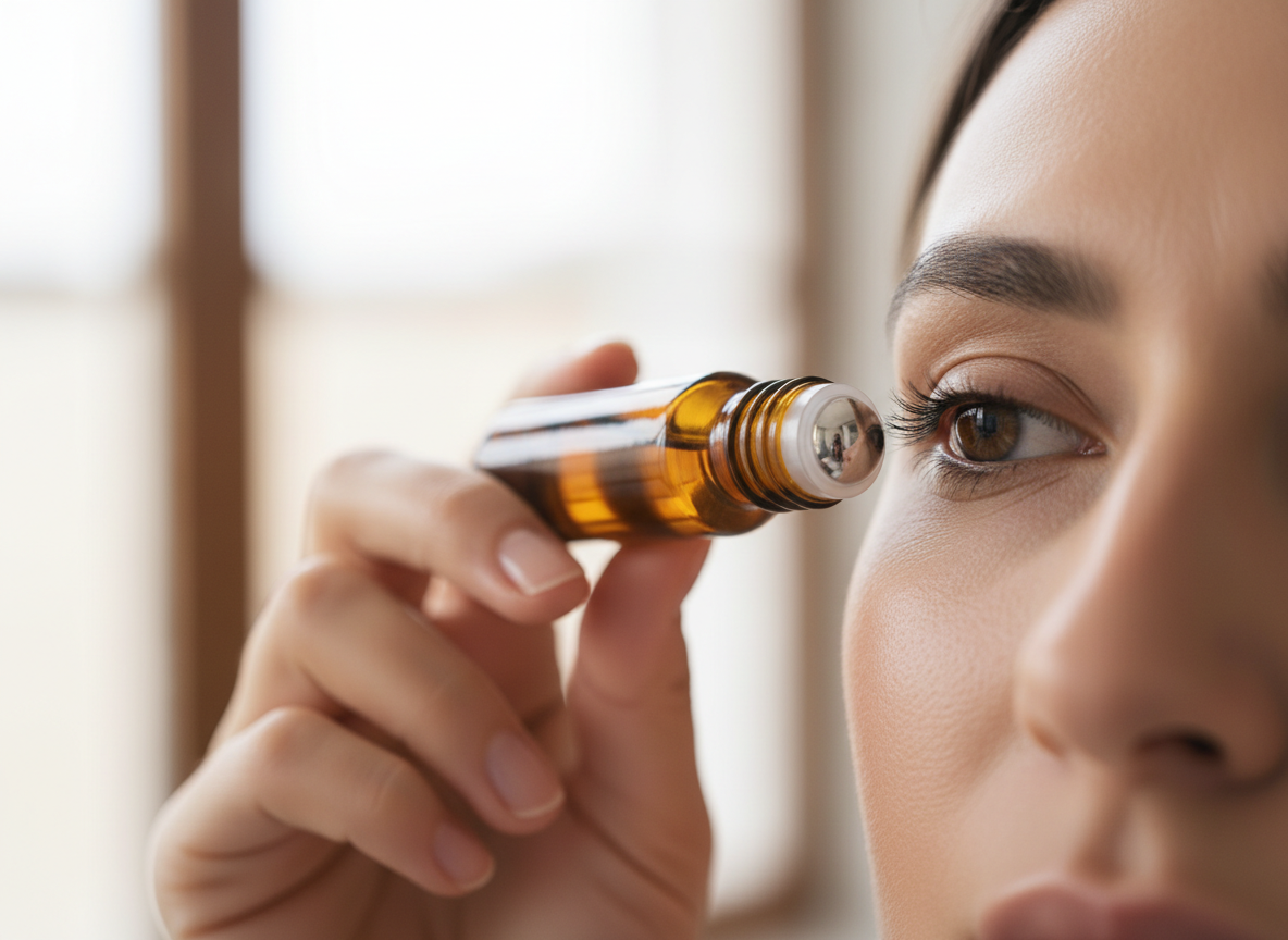 Pure Organic Castor Oil Eye Roll-On - 10mL