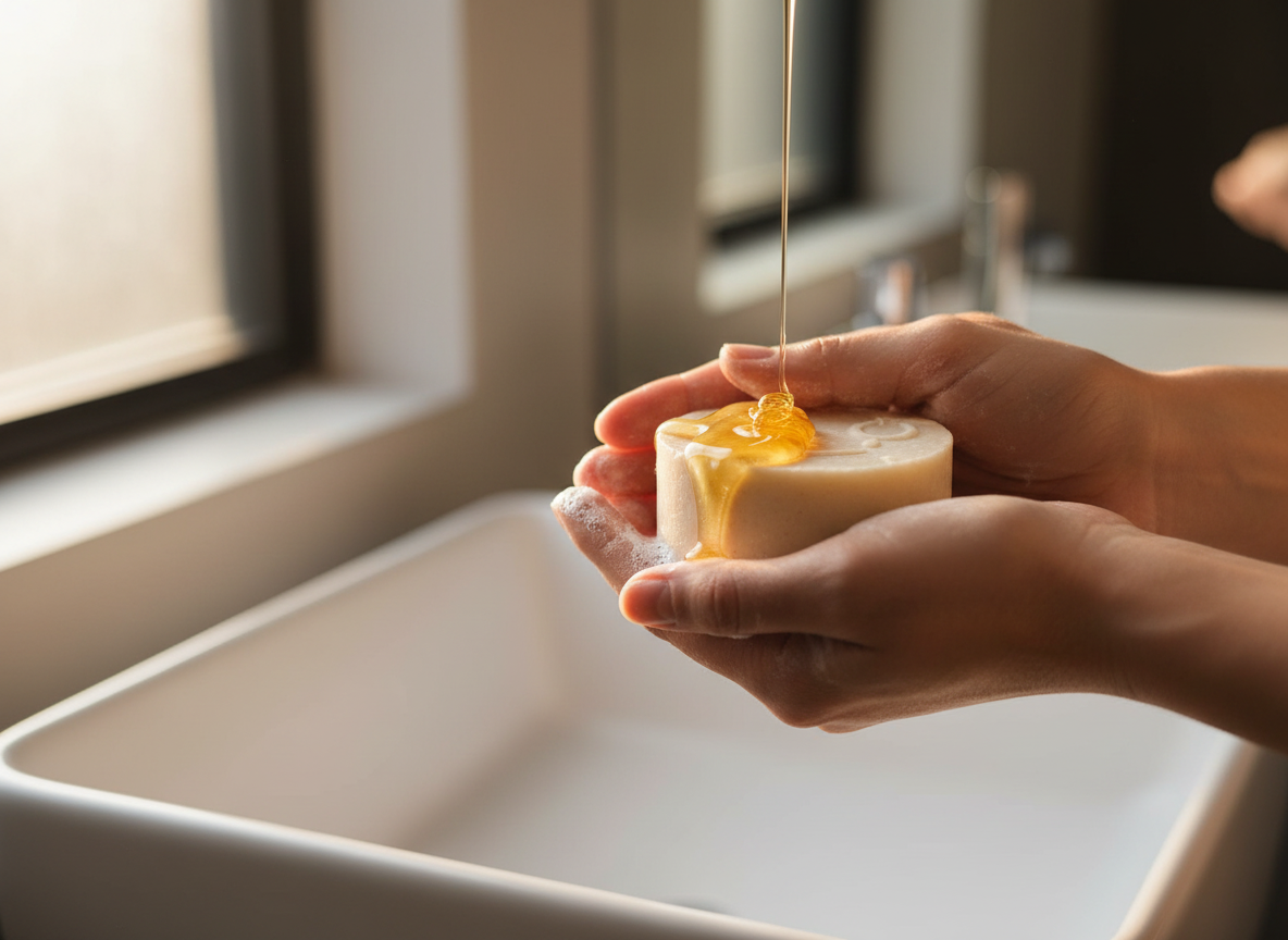 Manuka Honey & Olive Oil Soap Bar - All-Natural 100g