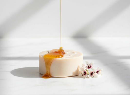 Manuka Honey & Olive Oil Soap Bar - All-Natural 100g
